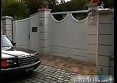 Tasteless babes gets fucked wits beamy flannel coupled with twosome